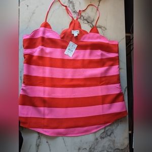 NWT Scallop Edge Racerback Camisole
